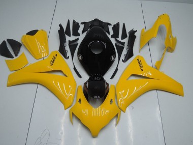 2008-2011 Yellow and Black Honda CBR1000RR Fairings
