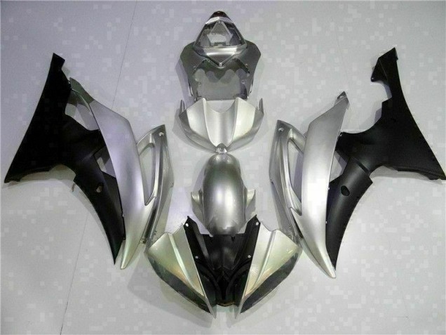 2008-2016 Silver Black Yamaha YZF R6 Fairings