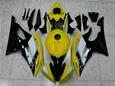 2008-2016 Yellow Black Yamaha YZF R6 Abs Full Fairings