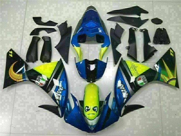 2009-2011 Blue Yamaha YZF R1 Fairings 2009-2011 Blue Yamaha YZF R1 Fairings