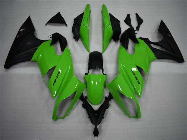 2009-2011 Green Black Kawasaki Ninja EX650 Fairings 2009-2011 Green Black Kawasaki Ninja EX650 Fairings