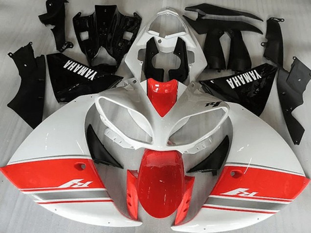 2009-2011 Racy Red White Black Yamaha YZF R1 Fairings 2009-2011 Racy Red White Black Yamaha YZF R1 Fairings