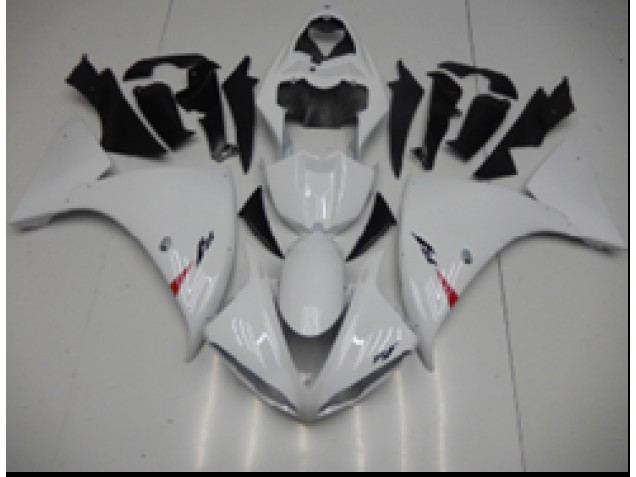 2009-2011 White Yamaha YZF R1 Fairings