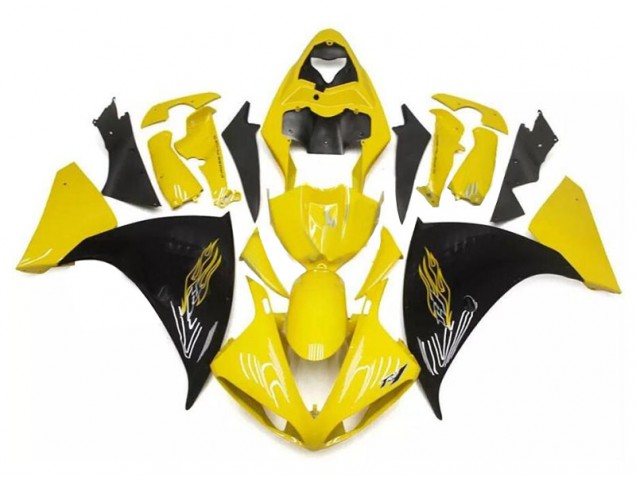 2009-2011 Yellow Black Yamaha YZF R1 Fairings & Bodywork