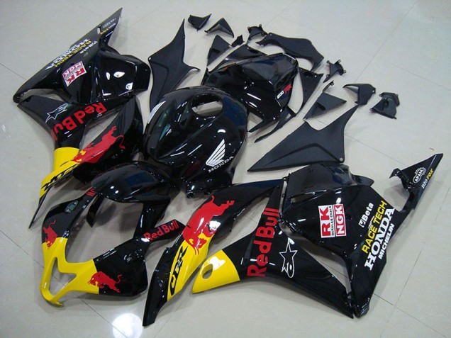 2009-2012 Black Red Bull Honda CBR600RR Fairings 2009-2012 Black Red Bull Honda CBR600RR Fairings