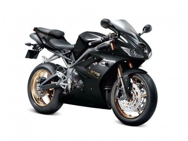 2009-2012 Black Triumph Daytona 675 Triple Fairings 2009-2012 Black Triumph Daytona 675 Triple Fairings
