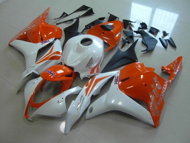 2009-2012 Orange Pearl White Honda CBR600RR Fairings