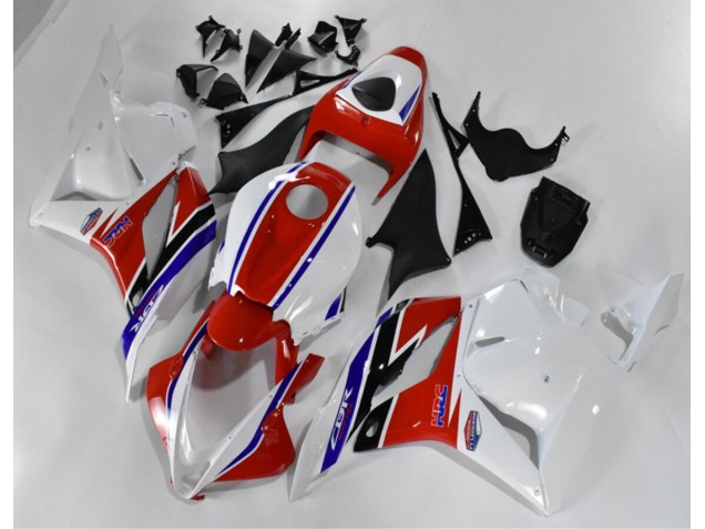 2009-2012 Red White Blue Honda CBR600RR Fairings 2009-2012 Red White Blue Honda CBR600RR Fairings