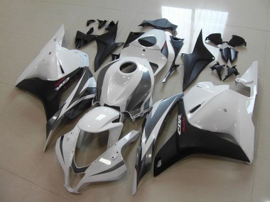 2009-2012 White Black Grey Honda CBR600RR Fairings