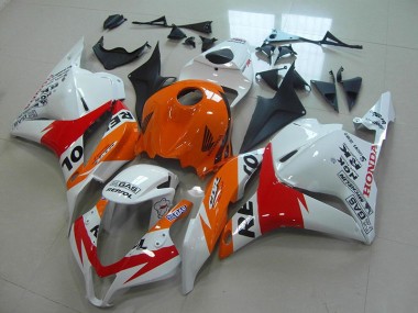 2009-2012 White New Repsol Honda CBR600RR Fairings