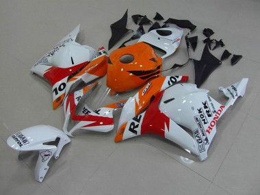 2009-2012 White Repsol Honda CBR600RR Fairings