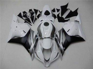 2009-2012 White Silver Black Honda CBR600RR Fairings