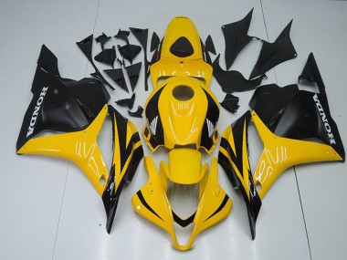 2009-2012 Yellow Black Honda CBR600RR Fairings