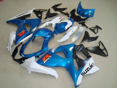 2009-2016 Blue and White OEM Style Suzuki GSXR 1000 Fairings