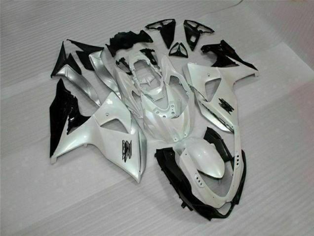 2009-2016 White Black Suzuki GSXR1000 Fairings 2009-2016 White Black Suzuki GSXR1000 Fairings