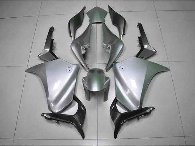 2010-2014 Silver Honda VFR1200 Fairings 2010-2014 Silver Honda VFR1200 Fairings