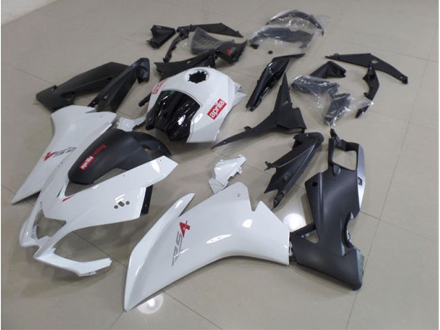 2011-2014 White Black Aprilia RS4 50 125 Fairings 2011-2014 White Black Aprilia RS4 50 125 Fairings