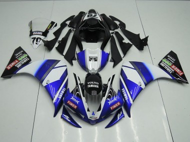 2012-2014 Blue Black Sterilgarda Yamaha YZF R1 Fairings
