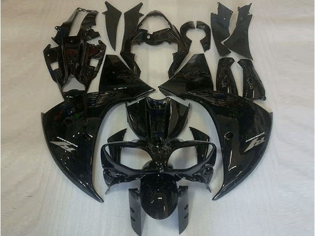 2012-2014 Glossy Black Yamaha YZF R1 Fairings 2012-2014 Glossy Black Yamaha YZF R1 Fairings