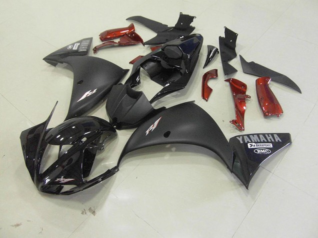 2012-2014 Matte Black Yamaha YZF R1 Fairings & Bodywork 2012-2014 Matte Black Yamaha YZF R1 Fairings & Bodywork