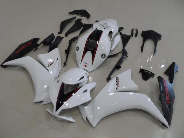 2012-2016 White and Matte Black OEM Style Honda CBR1000RR Fairings 2012-2016 White and Matte Black OEM Style Honda CBR1000RR Fairings