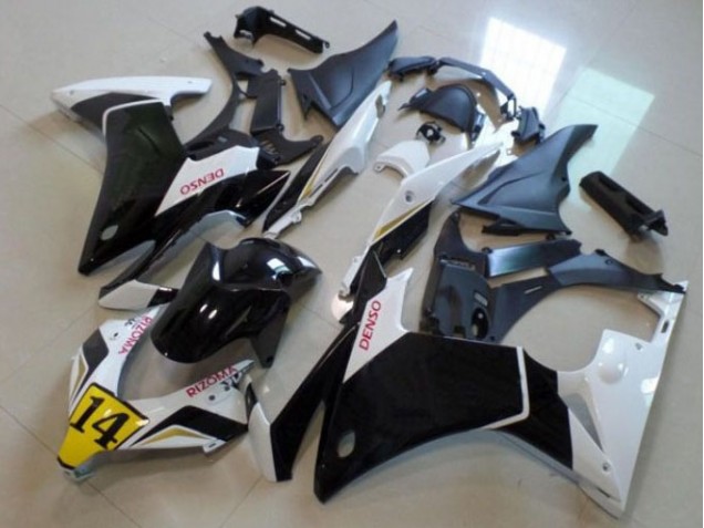 2013-2015 Black White Honda CBR500RR Fairings 2013-2015 Black White Honda CBR500RR Fairings