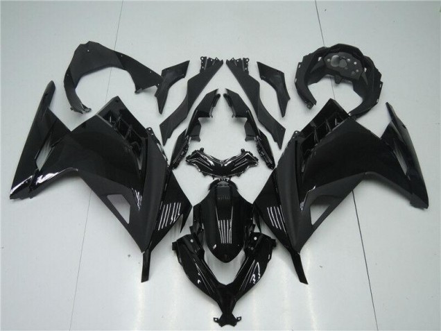 2013-2016 Glossy Matte Black Kawasaki Ninja EX300 Fairings 2013-2016 Glossy Matte Black Kawasaki Ninja EX300 Fairings