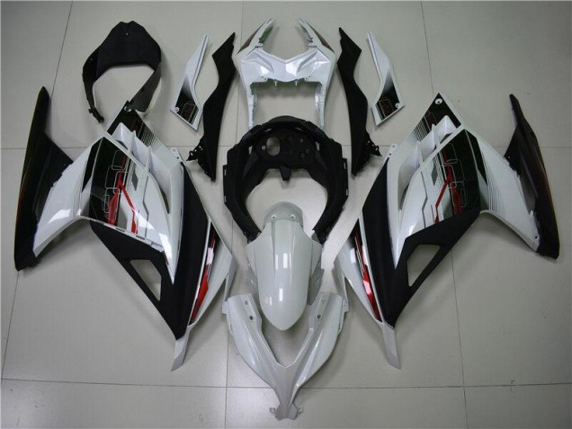 2013-2016 White Black Kawasaki Ninja EX300 Fairings 2013-2016 White Black Kawasaki Ninja EX300 Fairings