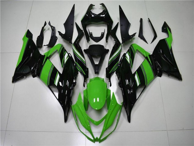 2013-2018 Green Black Kawasaki Ninja ZX6R Injection Fairing Kit 2013-2018 Green Black Kawasaki Ninja ZX6R Injection Fairing Kit