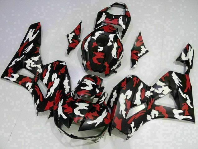 2013-2019 Red White Black Honda CBR600RR Fairings 2013-2019 Red White Black Honda CBR600RR Fairings