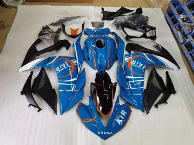 2015-2018 Blue and White Yamaha YZF R3 Fairings