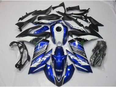 2015-2018 Monster Blue Yamaha YZF R3 Fairings