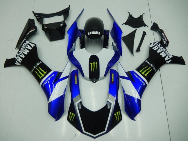 2015-2019 Black Blue Monster Yamaha YZF R1 Fairings 2015-2019 Black Blue Monster Yamaha YZF R1 Fairings