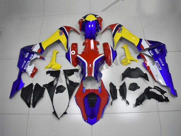 2017-2019 Blue Yellow Red Honda CBR1000RR Fairings 2017-2019 Blue Yellow Red Honda CBR1000RR Fairings