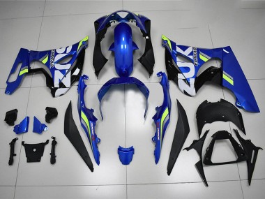 2017-2019 White Green Suzuki GSXR 1000 Fairings